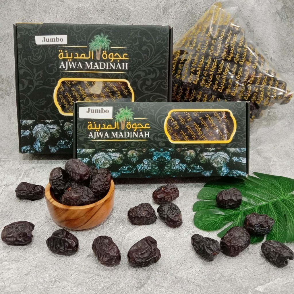 

KURMA AJWA MADINAH COVER HIJAU HITAM 500gr