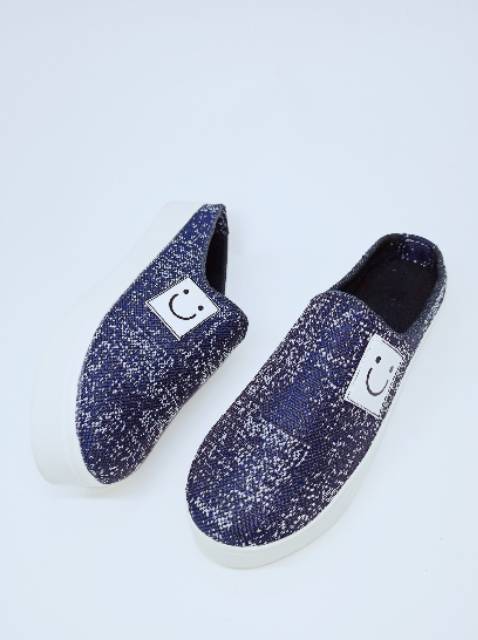 HD SEPATU WANITA SLIP ON MARSMELLOO MURAH - BIRU