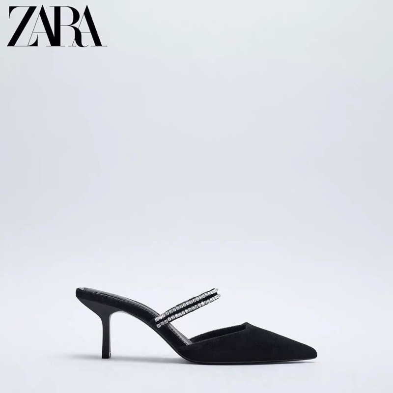 zara suede diamond heels