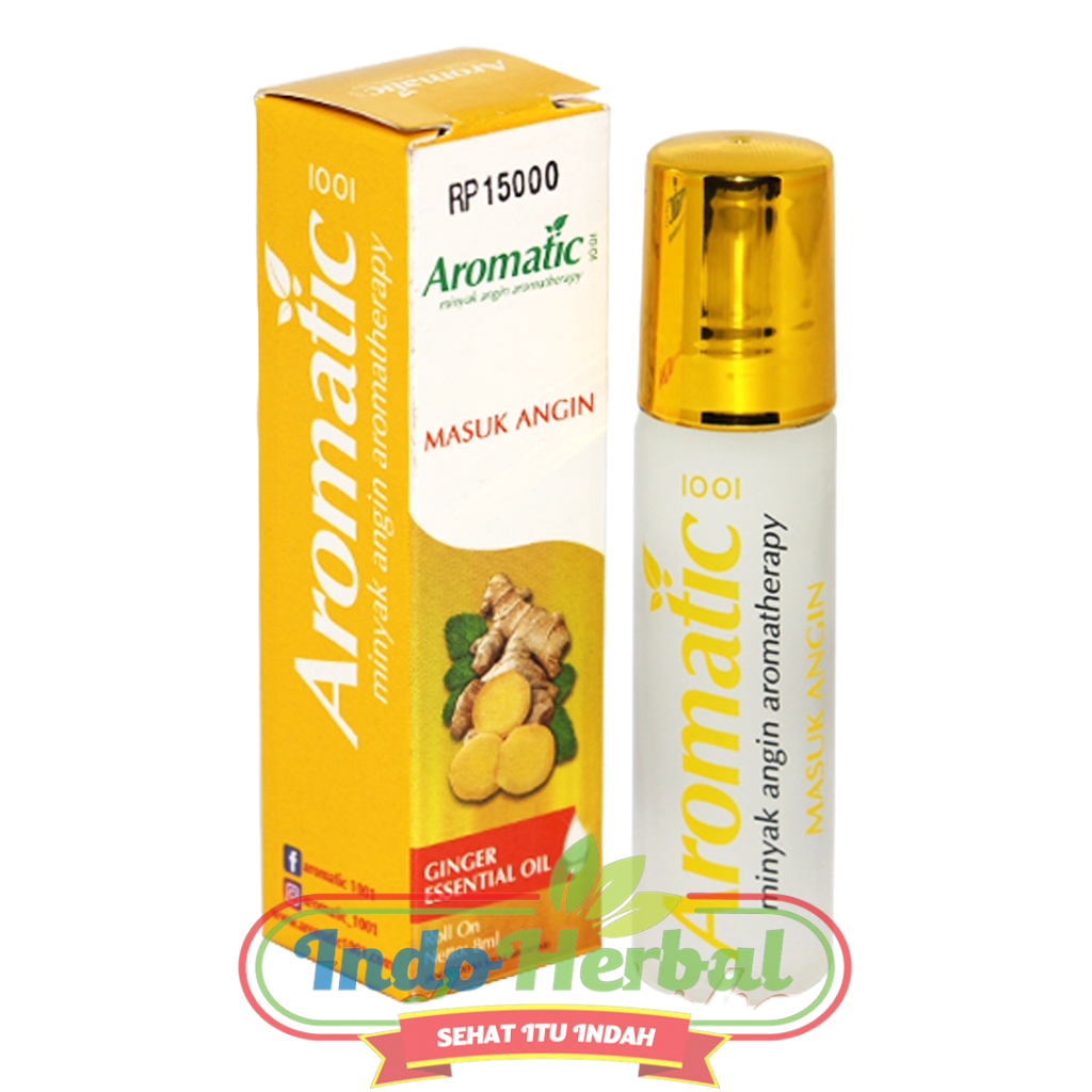 Aromatic MASUK ANGIN 8 ml | Minyak Angin Aromatherapy Roll On