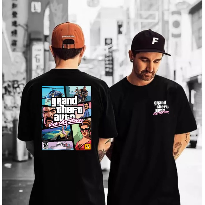 KAOS GTA VICE CITY STORIES | HITAM | GTA