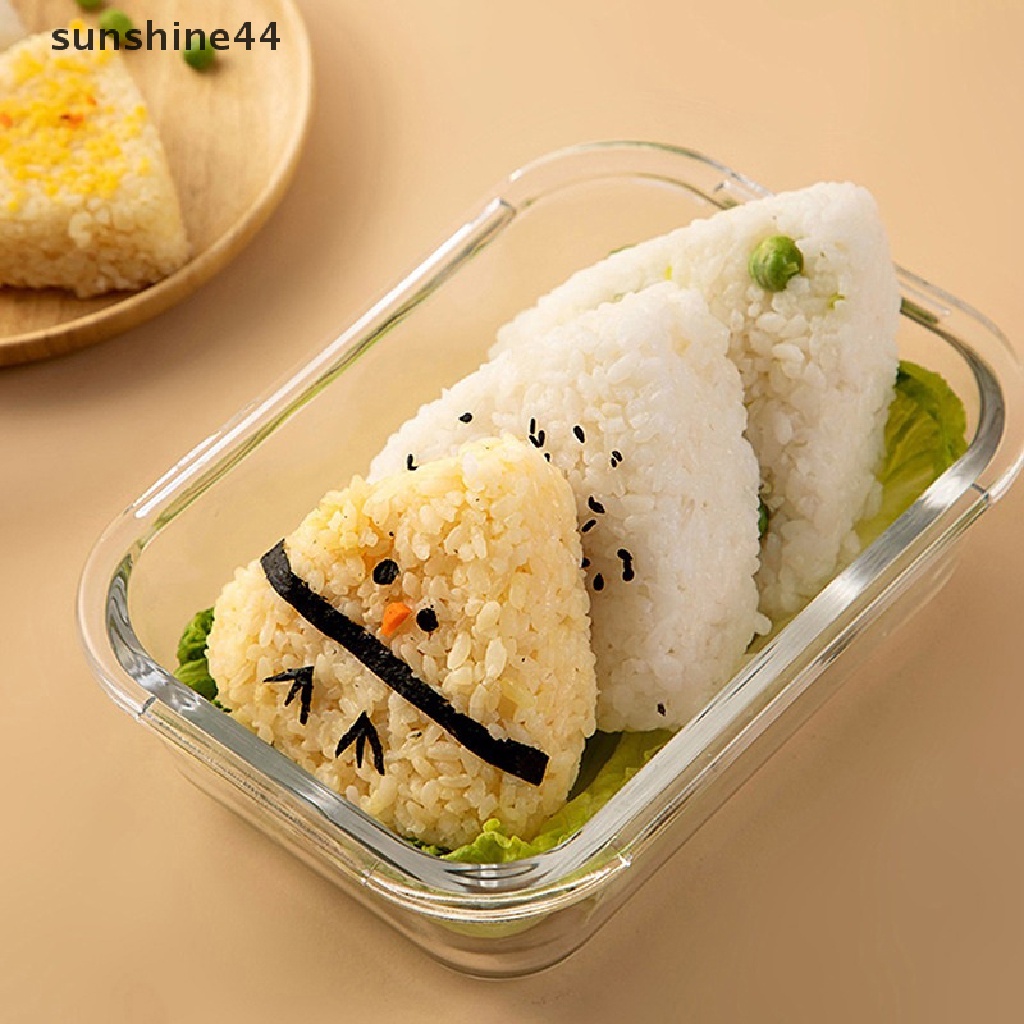 Sunshine Cetakan Sushi / Onigiri / Bola Nasi Bentuk Segitiga