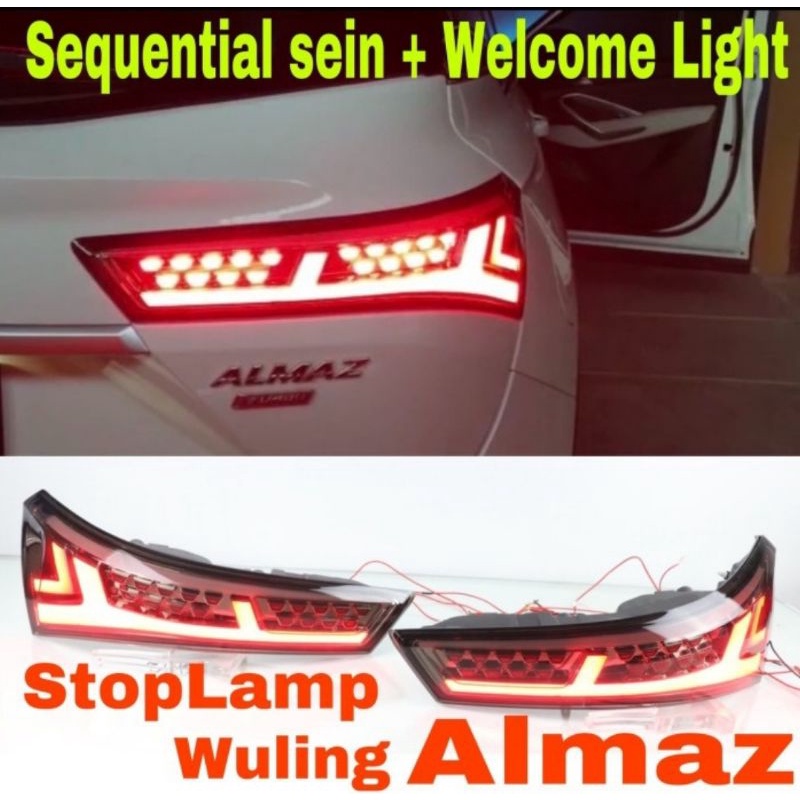 stoplamp wuling almaz led running