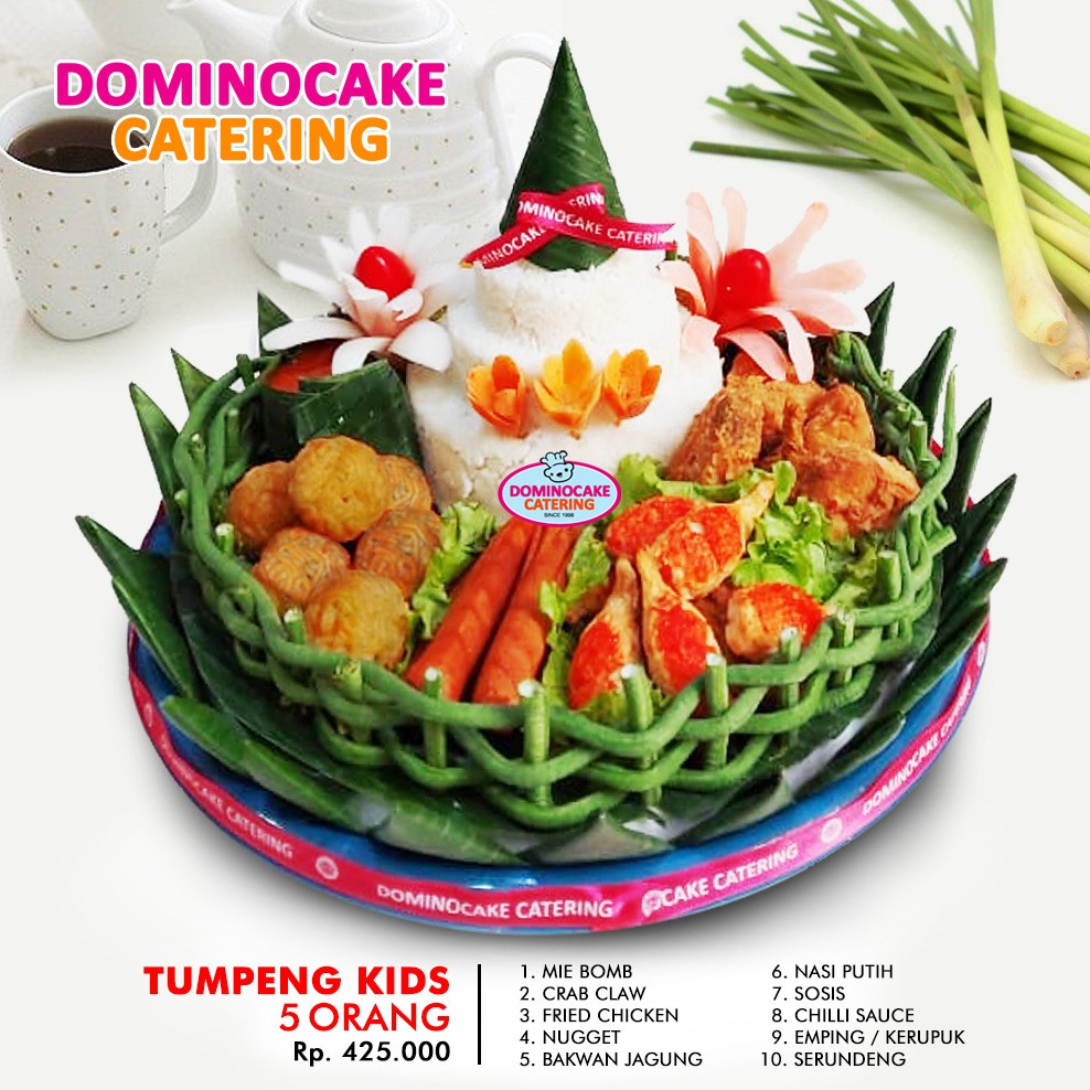 Nasi Tumpeng - Tumpeng - Tumpeng kids - Tumpeng 5 orang -  Tumpeng enak - Tumpeng paket hemat