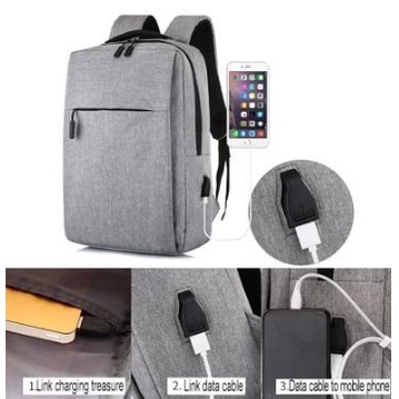 Tas Ransel Korean Lifestyle Casual Laptop Backpack