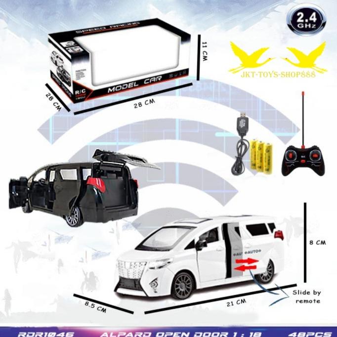 Mainan Anak Mobil Remot Kontrol Alpard