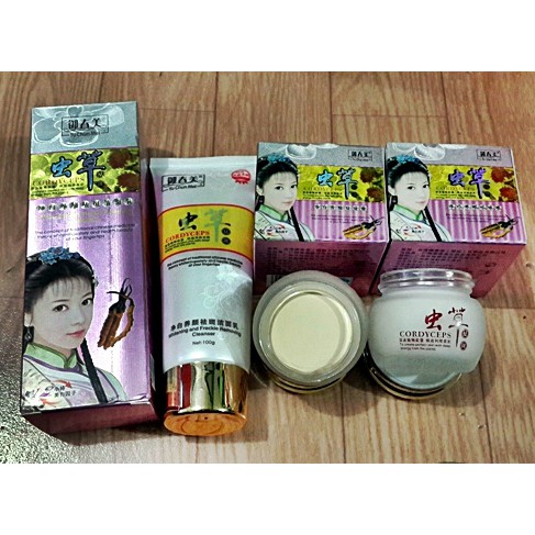 Paket Yu Cun Mei Cordyceps Day and Night Cream plus Facial Foam Yu Chun Mei Cordyseps Original