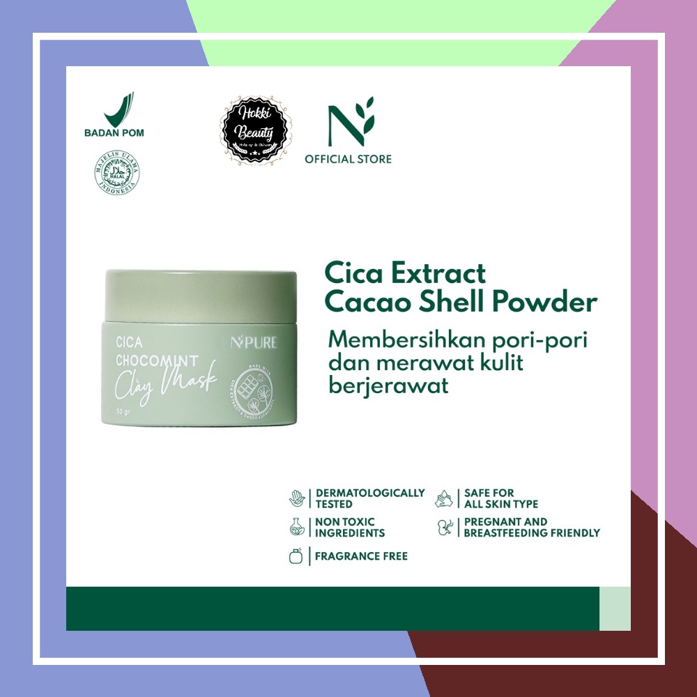 NPURE Clay Mask Centella Asiatica Chocomint