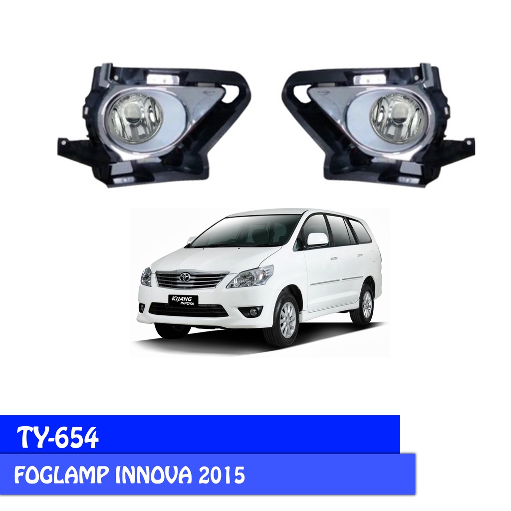 FOGLAMP / LAMPU KABUT DLAA TY654 TOYOTA GRAND NEW INNOVA 2015