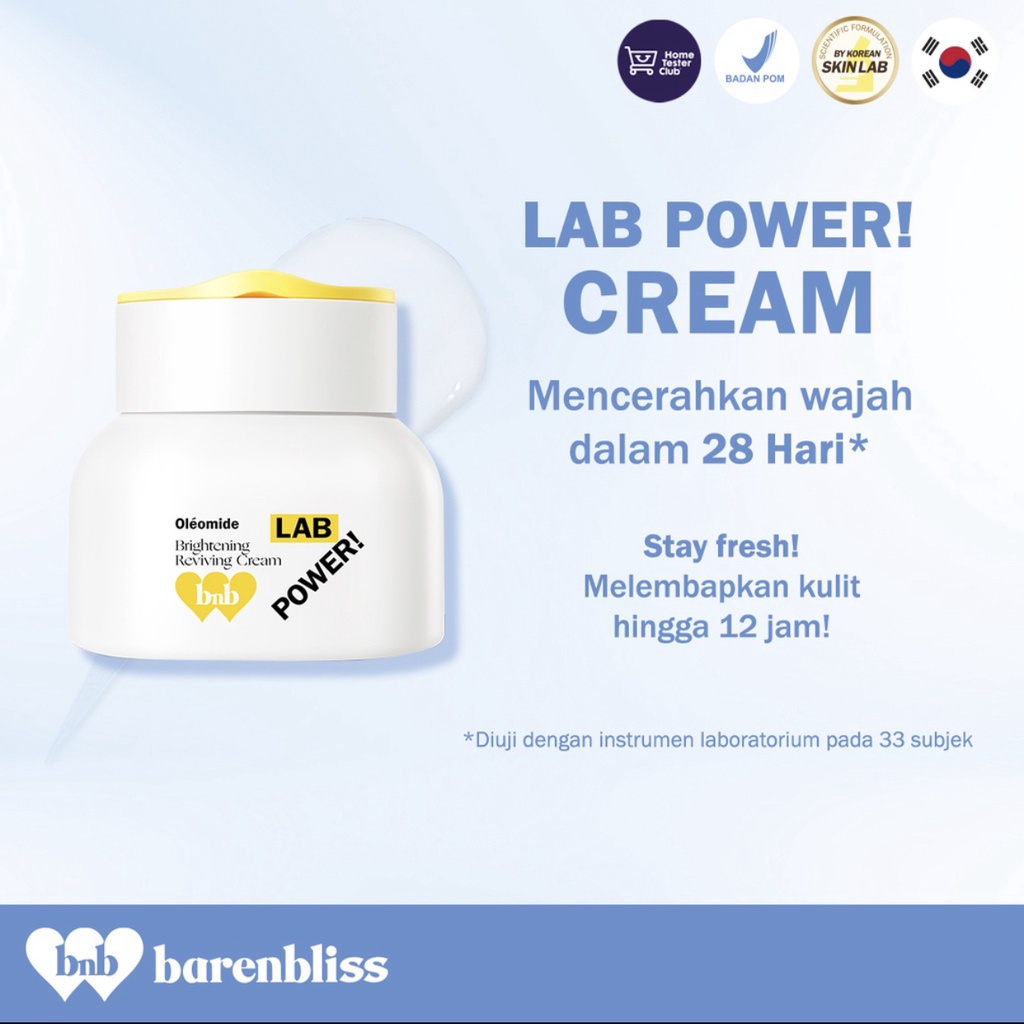 BNB barenbliss Korea Meta-Glow Lab Power! Oléomide Brightening korea Reviving Cream   28 Days Brightening   Pemutih Dan Pencerah