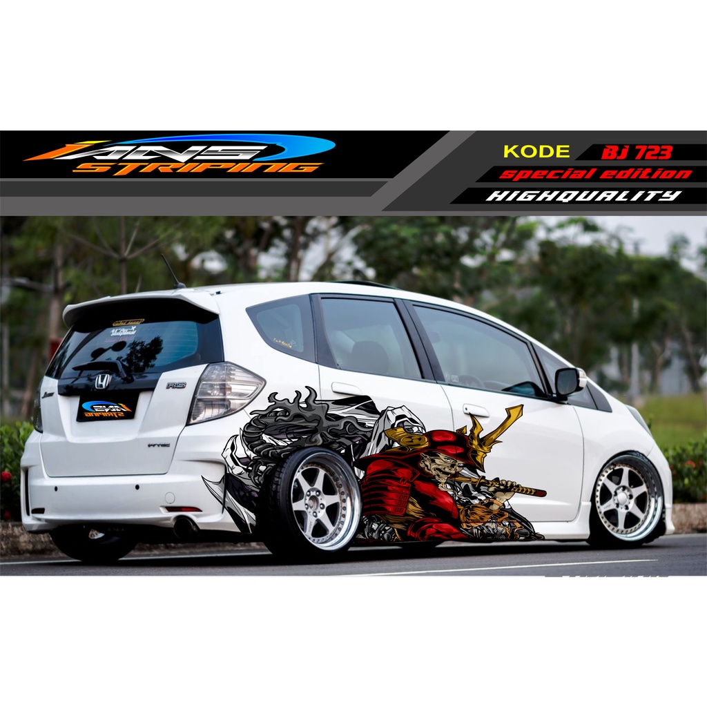 STICKER MOBIL HONDA BRIO / JAZZ RS / MOBILIO / AGYA / YARIS / ATOS / STICKER MOBIL