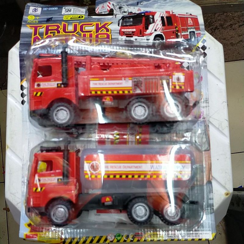 Mainan Truck Mania Fire Rescue Truck Pemadam Kebakaran BP9033