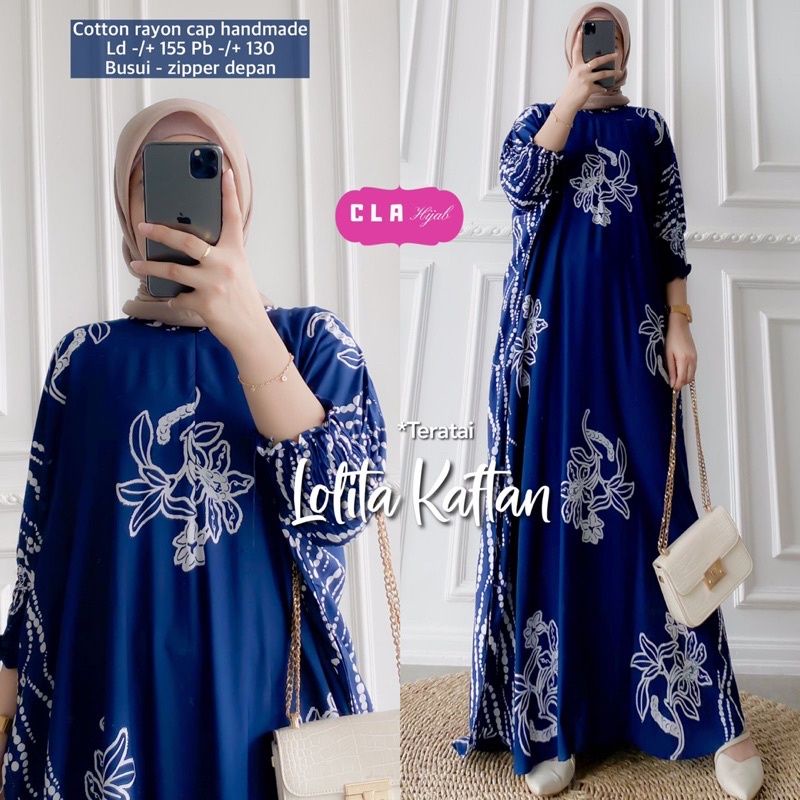 Terbaru Gamis Kaftan Super Jumbo Bisa Busui Bahan Rayon Santung Super  Ld 150-160