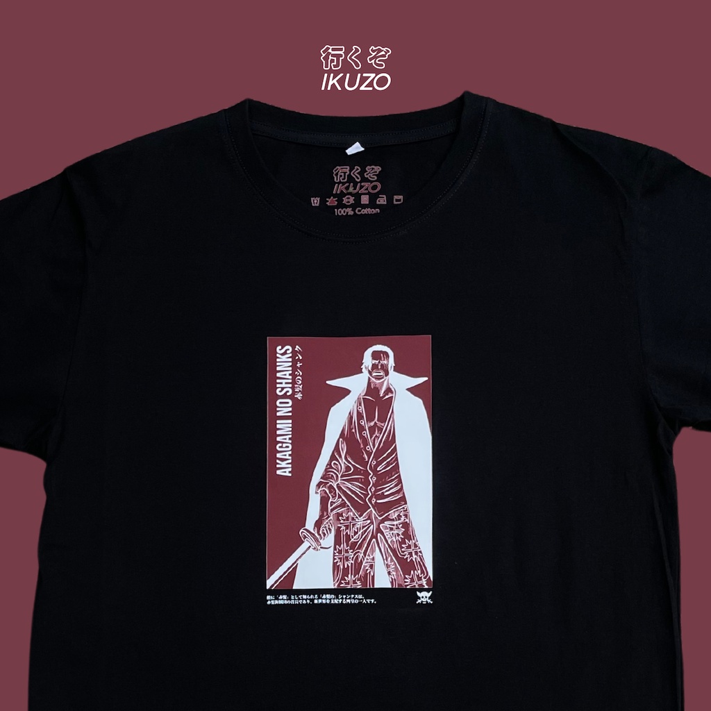 Baju Anime | Shanks | Ikuzo.studio | Kaos Anime |