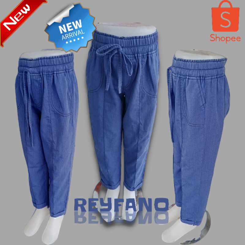 BAGGY PANTS JEANS ANAK 4-10 THN/CELANA JEANS ANAK PEREMPUAN