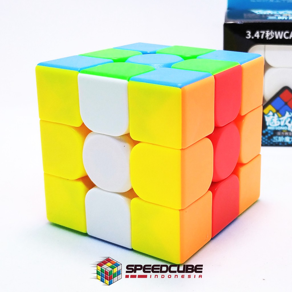 Rubik 3x3 Moyu Original Speedcube 2023 BEST SELLER | Putaran Cepat Untuk Lomba | Warna Stickerless Doff | Rubik Cube Murah &amp; Grosir