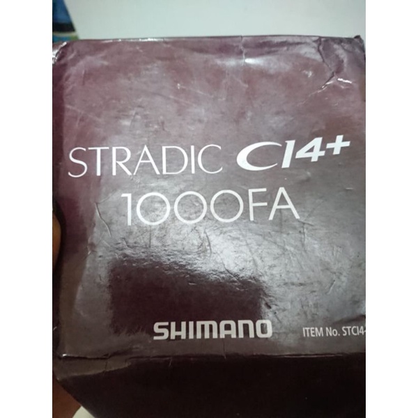 reel Shimano stradic c14+ 1000fa