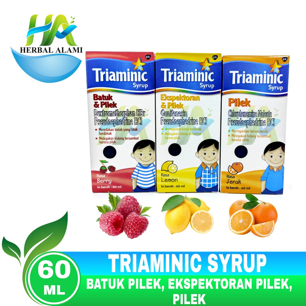 Triaminic Syrup - Batuk Pilek &amp; Ekspektoran