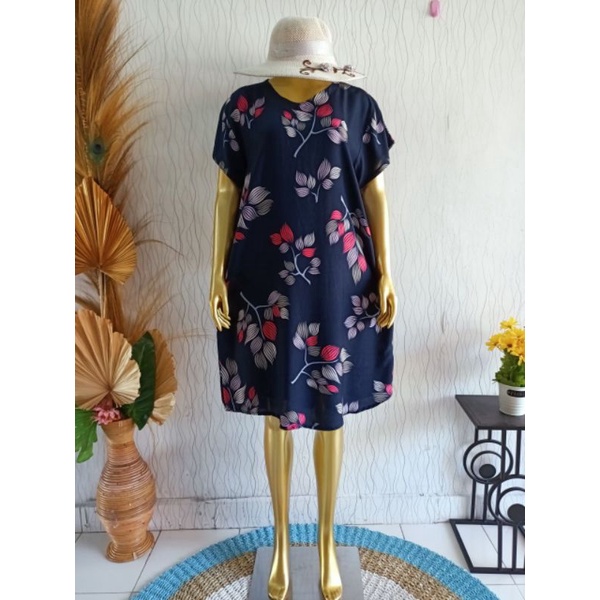 daster xxl motif bunga