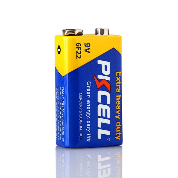 2 PCS BATERAI KOTAK 9V EXTRA HEAVY DUTY 9V BATERE BATTERY SQUARE 6F22 PKCELL