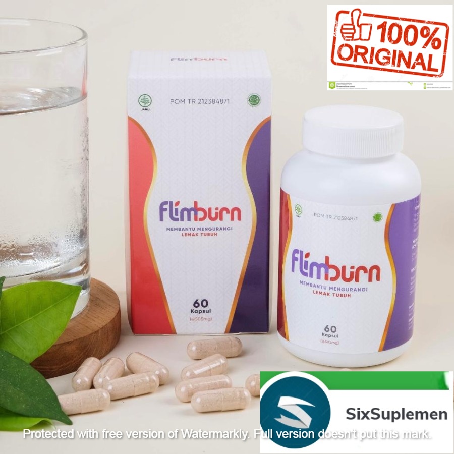 (Bonus Shaker) Flimburn by Flimty | 1 botol isi 60 tablet