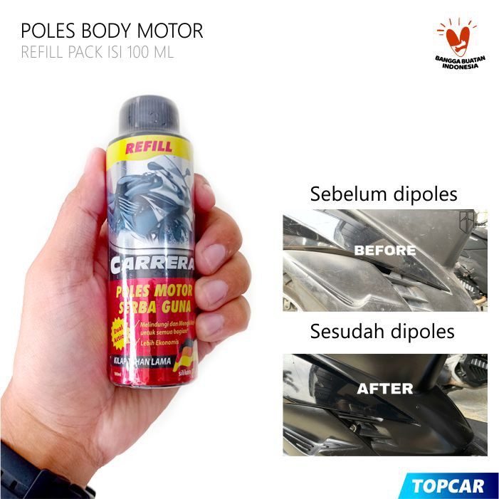 Carrera Poles Body Motor Cair Silikon Serbaguna 100 ml