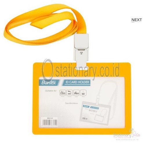 

Bantex ID Card Holder Larnyard 90x54mm Landscape #8863