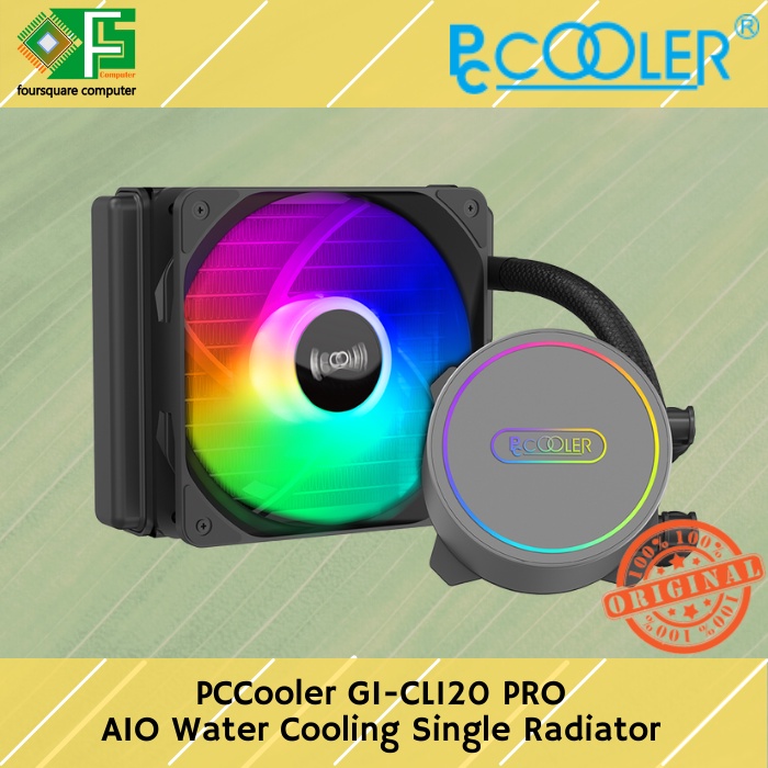 T2T AIO Water Cooling PCCooler GI-CL120 VC PRO RGB CPU Cooler Liquid Cooling PC RBU
