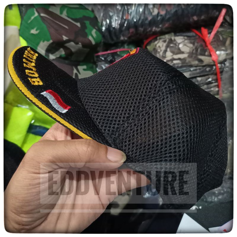 TOPI JALA BRIMOB / TOPI BORDIR BRIMOB / TOPI JALA HITAM / TOPI JALA BORDIR / TOPI JALA BORDIR BRIMOB / TOPI BORDIR HITAM BRIMOB / TOPI LAPANGAN BRIMOB / TOPI HITAM LAPANGAN / TOPI LOGO BRIMOB