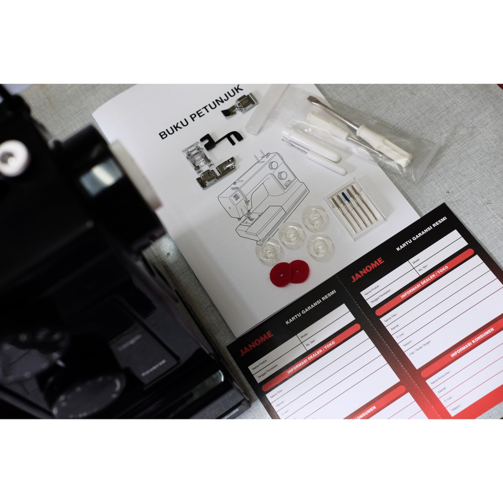 JANOME HD1000 BLACK EDITION MESIN JAHIT HEAVY DUTY JANOME HD 1000 PORTABLE