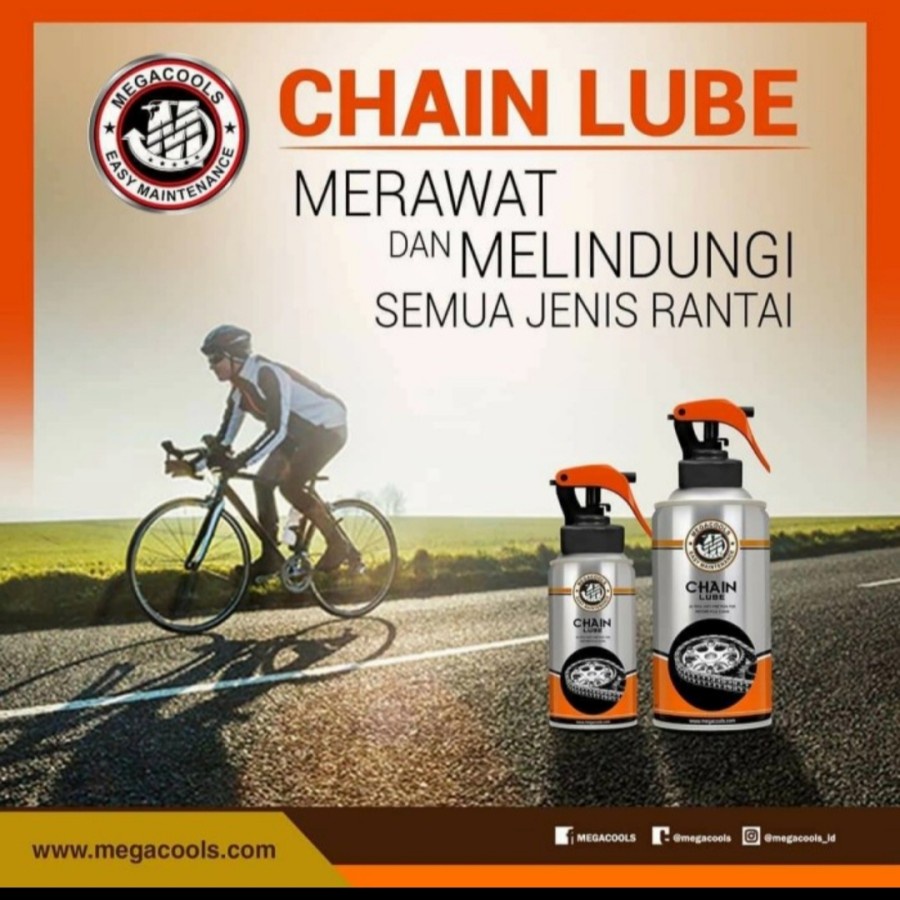 Chain Lube Chainlube 300ML / Pelumas Rantai Sepeda Motor Megacools