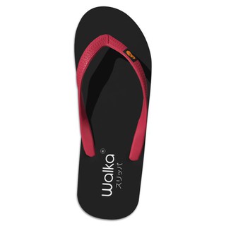  Sandal  Sendal Jepit  Walka Bold Pria Wanita  Black Red 