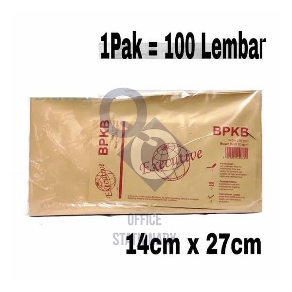 

Amplop Coklat Executive map BPKB / Samson Executive Coklat Cokelat BPKB