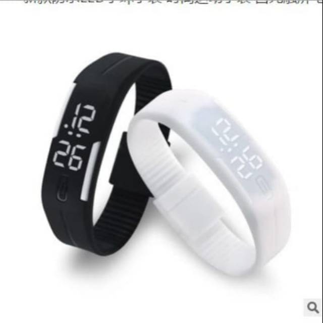 Jam Tangan gelang LED digital anti air unisex sport