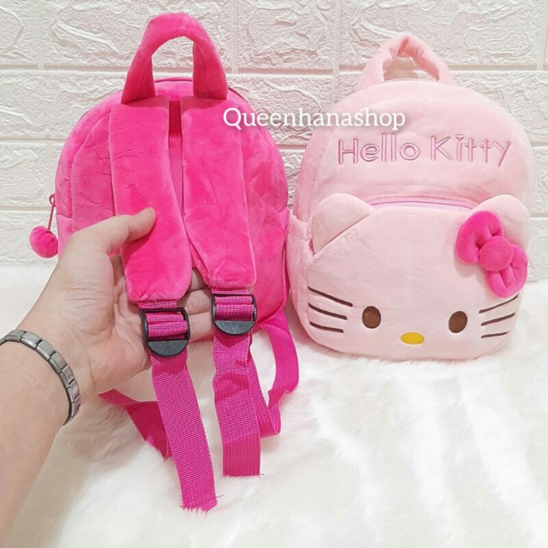 Bagpack Boneka Anak Cute Kitty Tas Ransel Anak Depan Resleting M