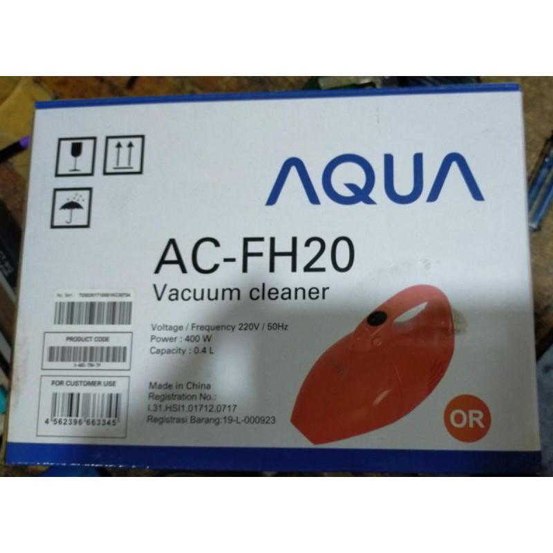 Vacuum Cleaner Portable AQUA AC-FH20 | Vacum genggam mobil sanyo