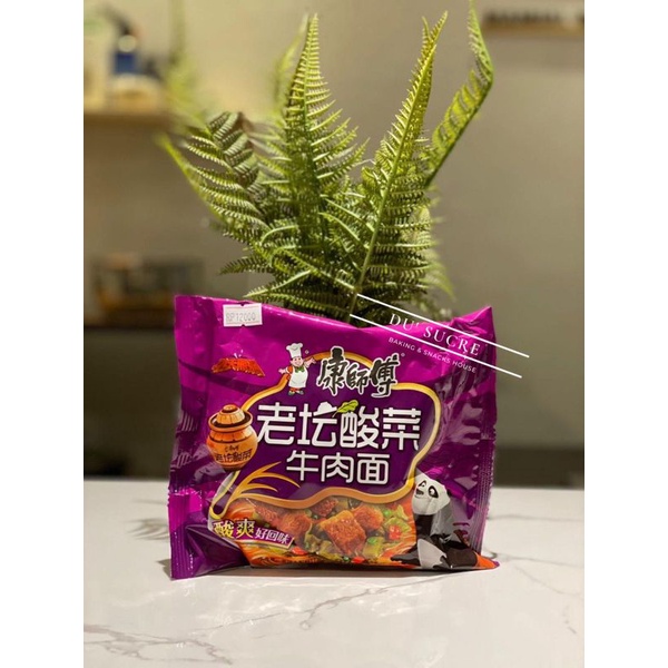 

Master Kong Pickled Vegetable Beef / Mie Instan Korea