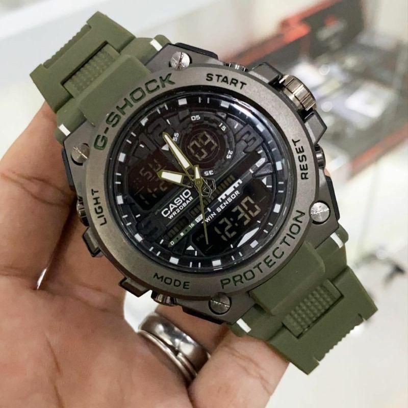 TERPOPULER!!!! BAHAN BESI HALUS JAM TANGAN TALI RANTAI JAM TERLARIS JAM PRIA GSHOCK GST8600