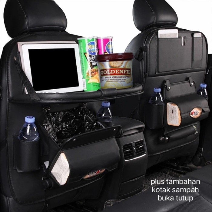 BAROKAH GAMIS Carzo Smart Seat Car Seat Organizer Tas Belakang Jok Mobil Tanpa Meja