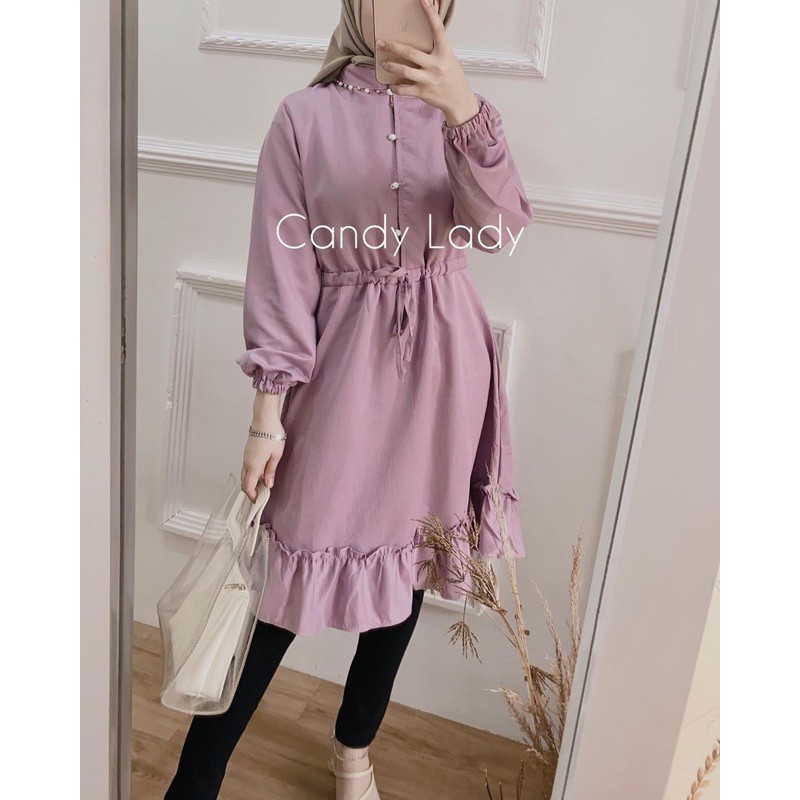 VINO TUNIK RAYON REMPEL WANITA - TUNIK RAYON TERBARU