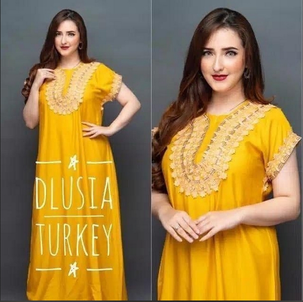 DASTER RENDA ARAB DLUSIA TURKEY  Daster Renda  Daster Renda Busui  Daster Zipper Daily