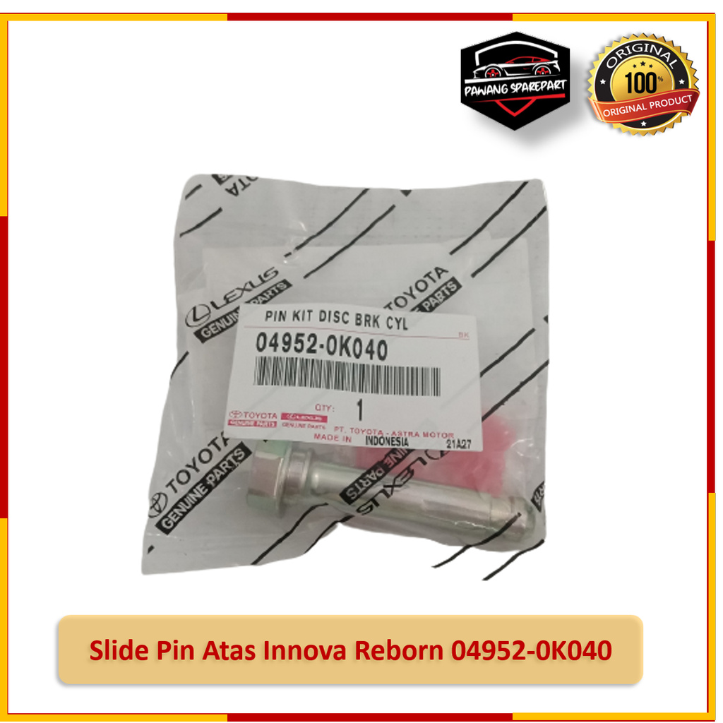 Slide Pin Atas Innova Reborn 04952-0K040