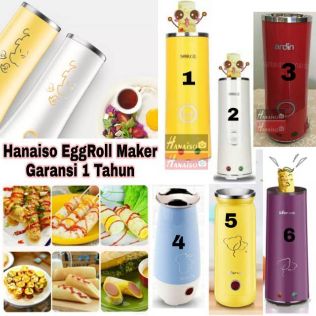 Termurah MEDAN GOJEK HANAISO Original Stainless Mesin sosis telur sostel egg roll Maker 1 LUBANG Egg Master