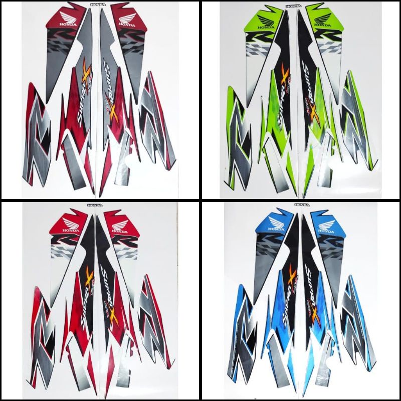 striping Supra Batman 125 karburator