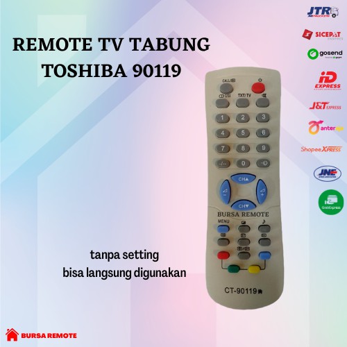 Remot REMOTE TV TOSHIBA Tabung 90119 - ECERAN Dan GROSIR