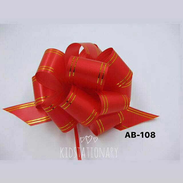 

Pita Tarik / Pita Jepang / Pita Shuang Xi / Pita Bunga / Pita Kado AB-108
