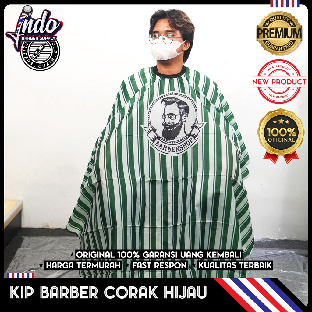 KIP BARBER DEWASA / CAPE BARBER / KAIN PANGKAS CUKUR UKURAN BESAR