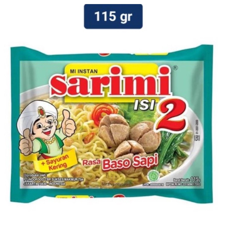 

Sarimi isi 2 rasa baso sapi