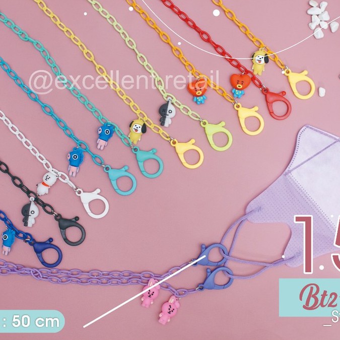 STRAP MASKER BT21 | KALUNG MASKER BTS