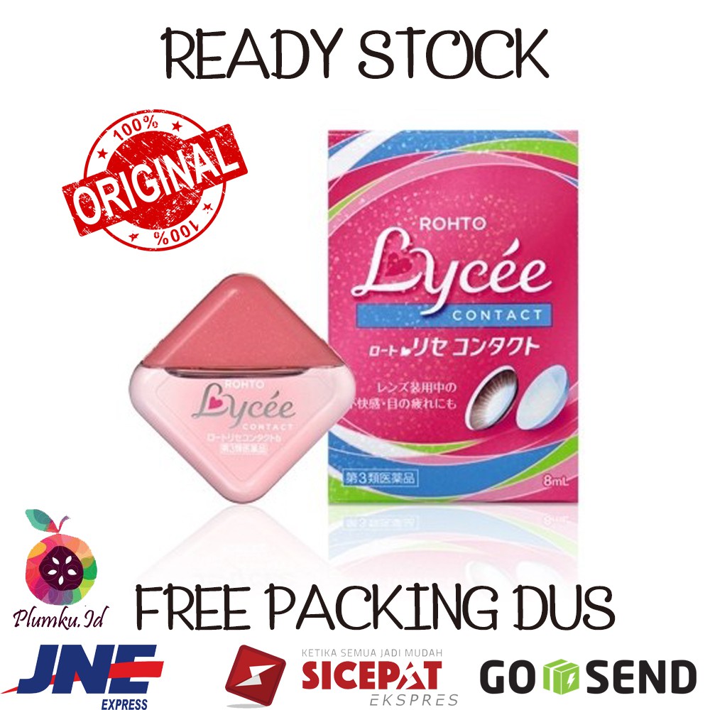 Obat tetes Mata -Rohto Lycee Contact Eyedrops (for contact lenses) 8ml